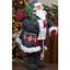 Décoration de Noël 32 po père Noël en peluche avec sac de pin