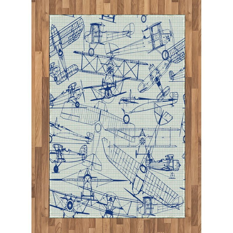 Pepperell Hand Woven Area Rug, Rectangle 120 x 180cm