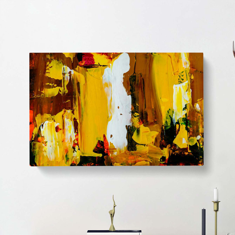 Abstract Art Painting Vol.245 by S.Johnson - Wrapped Canvas Painting, 40cm H x 60cm W x 3cm D