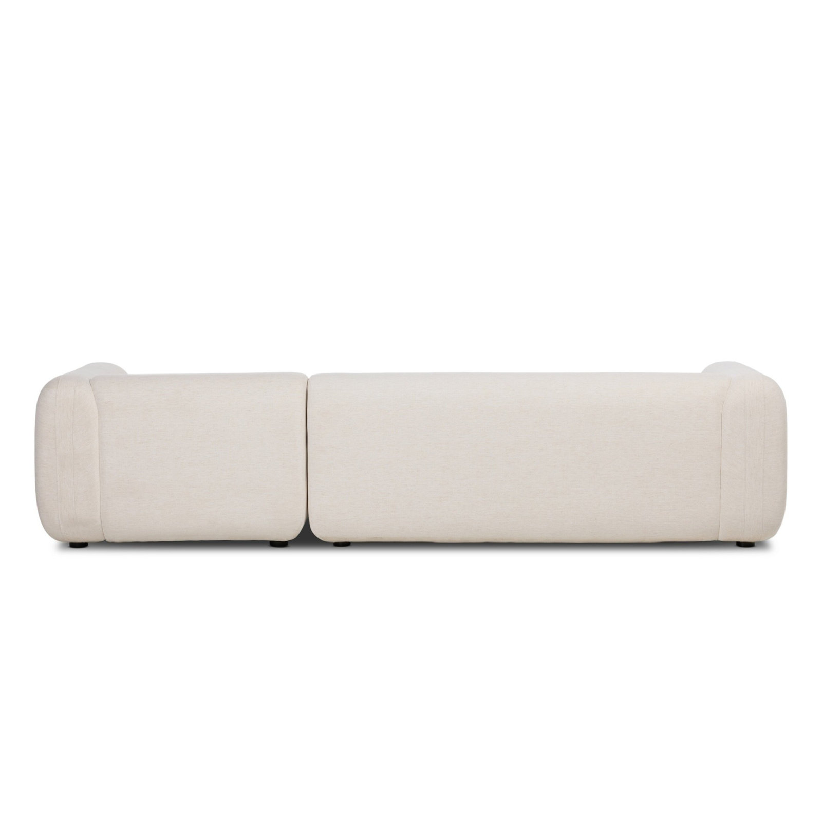 Upholstered Chaise L-Sectional, Right Hand Facing