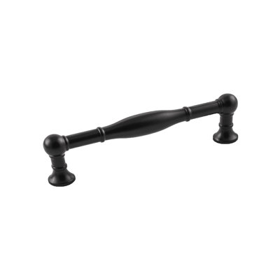 Poignée à poignée pleine collection 5-1 / 16 po Fuller - noir mat - Quincaillerie traditionnelle pour tiroirs et armoires 