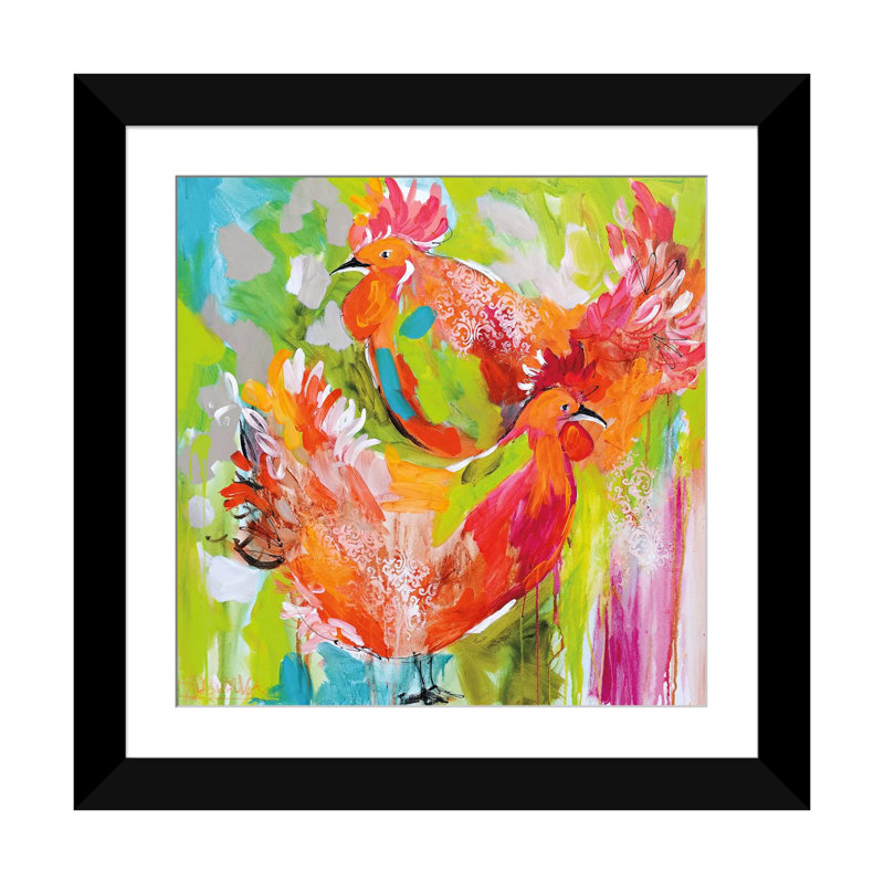 « you volant my plumes », reproduction sur toile, H 16 po x l 16 po x P 1 po, Papier d'art encadré noir, Blanc