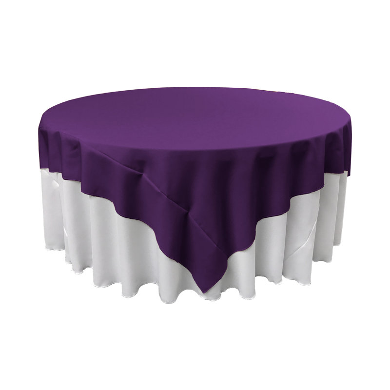 Wayfair Basics® Fisher Solid Colour Square Tablecloth, Red, 72" Square