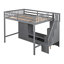 Structure de lit mezzanine avec garde-robe-2003023073