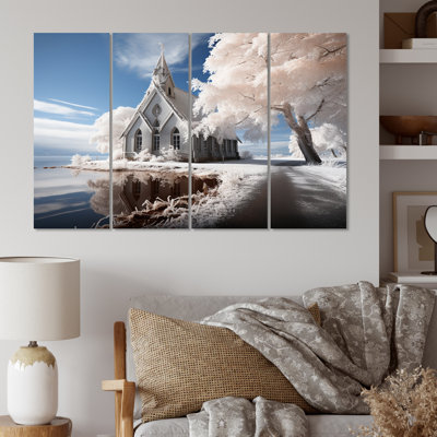 «Church Landscape Divine Grace», ensemble d'art mural spirituel en métal