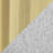 Contemporary Gold Metal And Grey Fabric , Storage Function, Stylish Upholstery, 19" Package Width, Depth, 14" Height, 13" Inside Length, 12.5" 9" 17" Wide, 16" Deep, 18.68" High, 12 Lb Product Weight