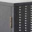 Armoire de rangement en bois avec porte décorative, buffet décoratif 30 po