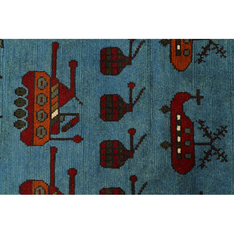 One-of-a-Kind 2'8"X4'0" Hand Knotted Area Rug