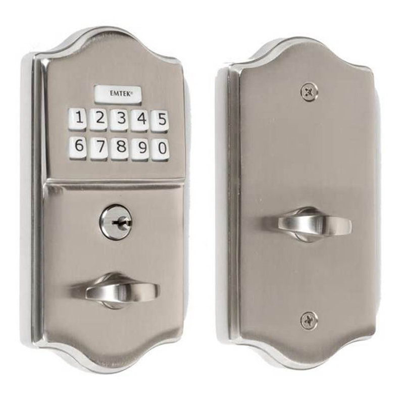 Classic Electronic Keypad Deadbolt, Satin Nickel