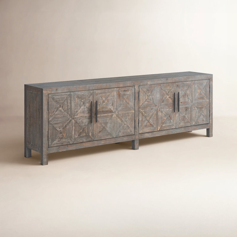 103.5'' Solid Wood Sideboard, Timeworn Gray