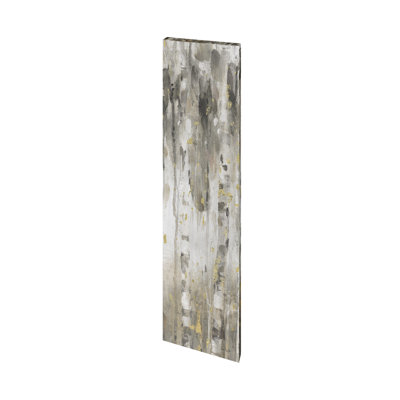 The Forest IV Neutral a Hand Embelished Textured Canvas