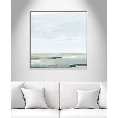 Catrena Pure Stillness - Floater Frame Painting Print on Canvas