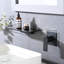 Robinet de lavabo de salle de bain mural à poignée simple-119199916