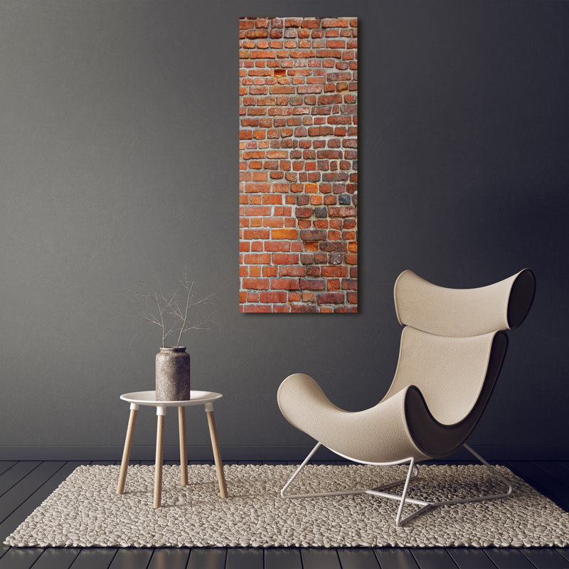 Brick Wall - Wrapped Canvas Print