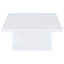 Minimalist Three-Piece Coffee Table Set with Squared Profiles-129862967