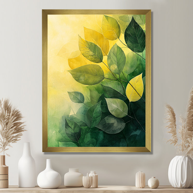 Ciera - impressions murales florales, 40" H x 30" W, Picture Framed, Gold