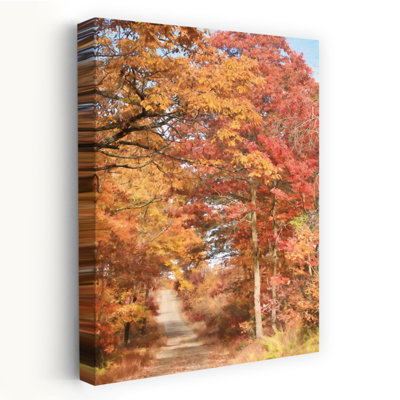 Autumn In The Valley I Abstract Contemporary Landscape Nature Art
