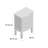 Desdemona 3 Drawer Bedside Table
