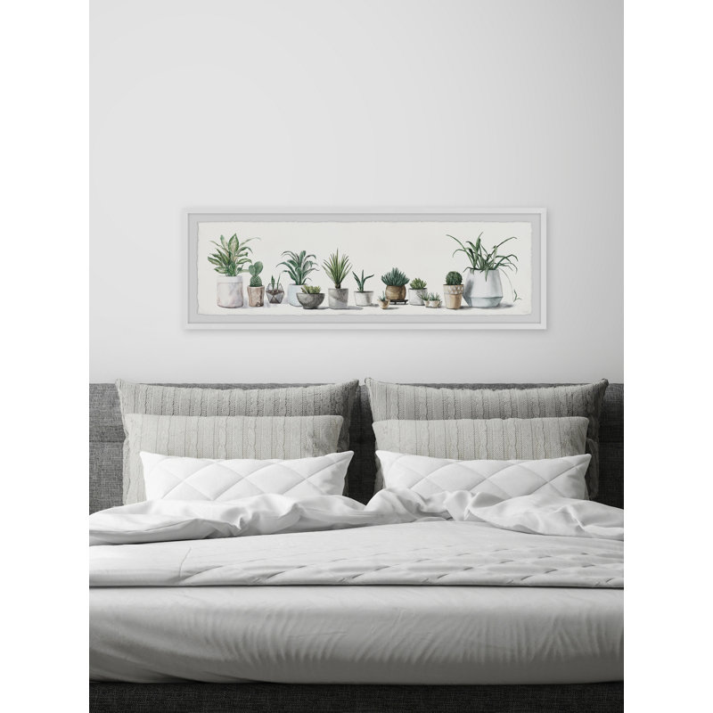 Tropical Gardens by Parvez Taj - Single Picture Frame Painting, 25cm H x 76cm W