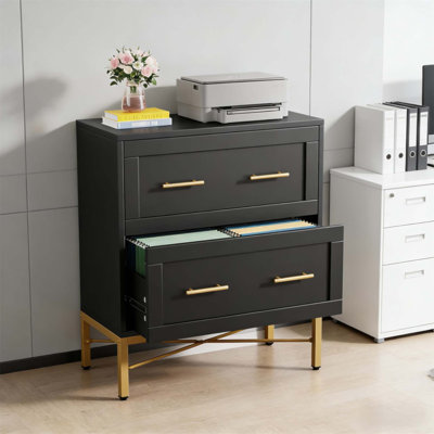 Armoire au design épuré, classeur de bureau avec rails réglables et fabrication en panneau de particules durable pour les espaces de travail modernes