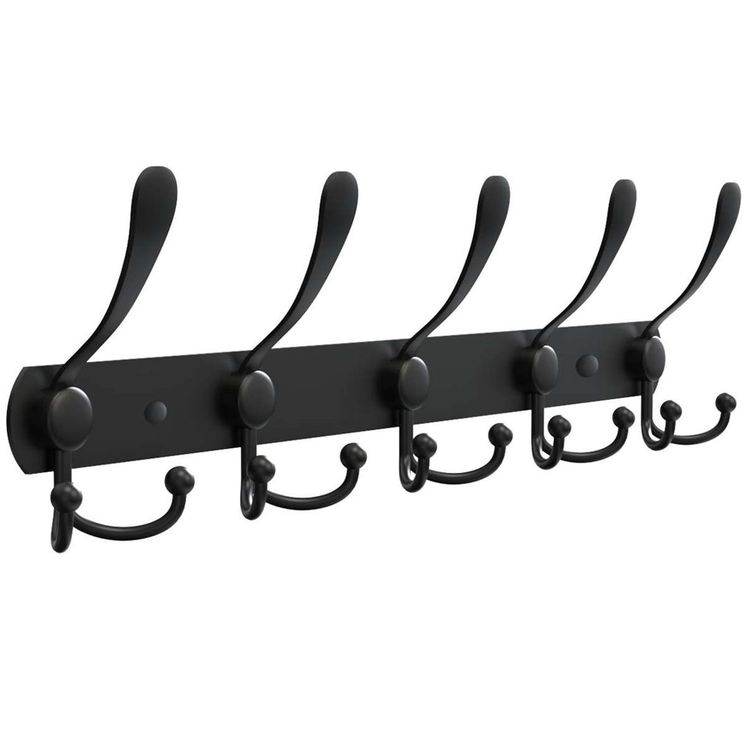 Eriksay 5 - Hook Wall Mounted Coat Rack Winston Porter 