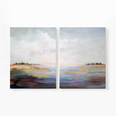 Whispering Reverie | 2 Panel Split Large Canvas Print