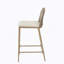 Ensemble de 2 tabourets de bar 29,5 po Farmhouse 29,5 po avec dossier en rotin