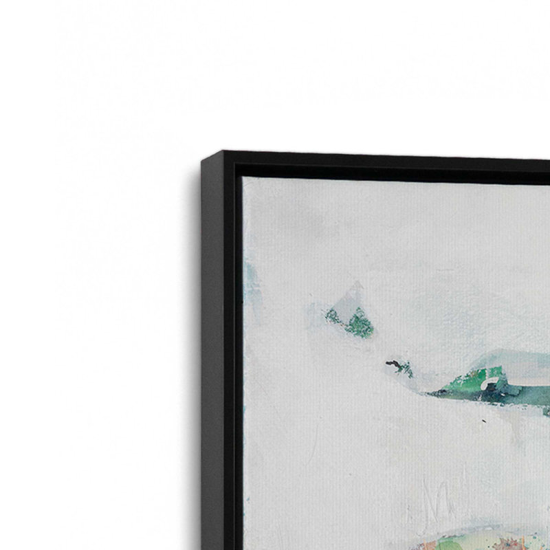 Reproduction d'art sur toile, Its Its So Well Easy to Breathe par Jocelyn Elizabeth, Noir, Cadre flottant, H 24 po x l 32 po