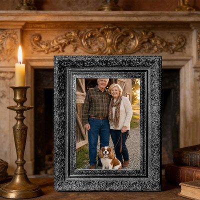 Cadre photo mural 8 "x 10" noir 1pc pour décoration de chambre