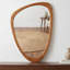 Miroir décoratif irrégulier à cadre en bois, miroir décoratif pour chambre à coucher, salon, entrée-971697880-971697882