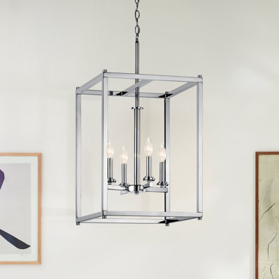 Crosby 4-Light Chrome Pendant