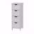 White Bathroom Storage Cabinet, Freestanding Cabinet With Drawers