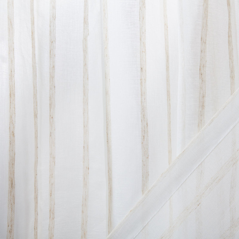 Ricciardi Sheer Curtain Single Panel, 52" W x 84" L