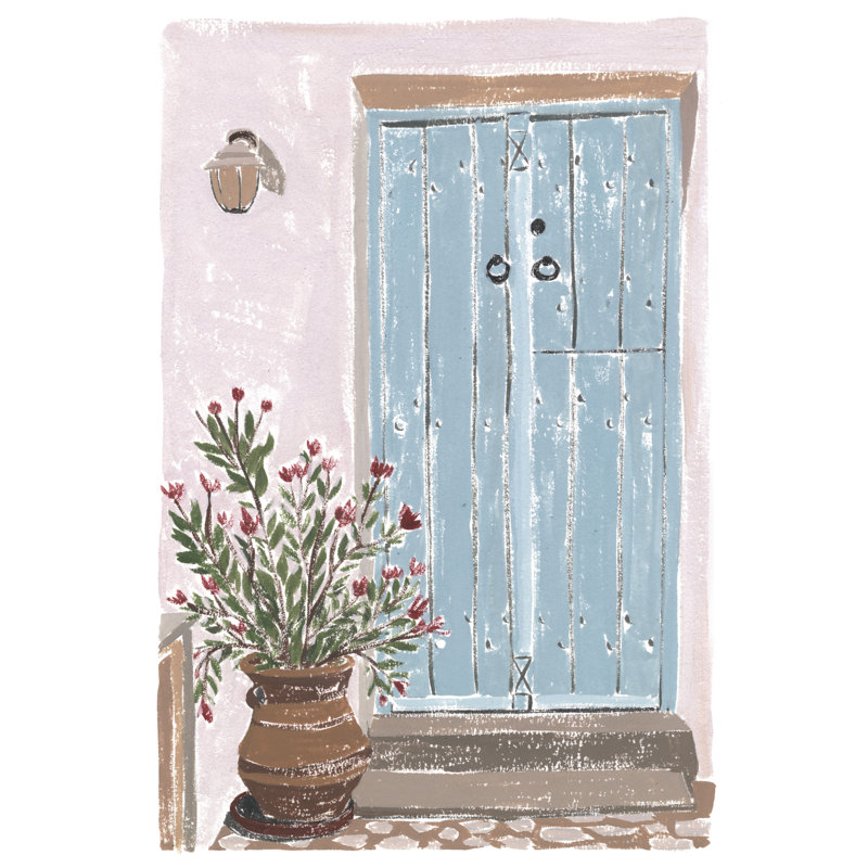 " Front Entrance I ", 48" H x 32" W x 1.25" D