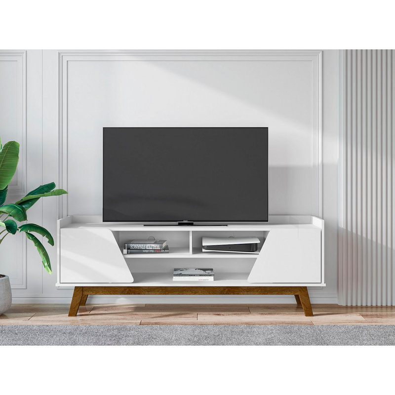 Marcus 62.99'' W One-Piece Storage Credenza, White
