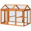 Poulailler Pawhut, grand poulailler en bois, conception combinable avec perchoirs et portes pour l'extérieur, la cour arrière, la ferme, 4,6 pi x 2,8 pi
