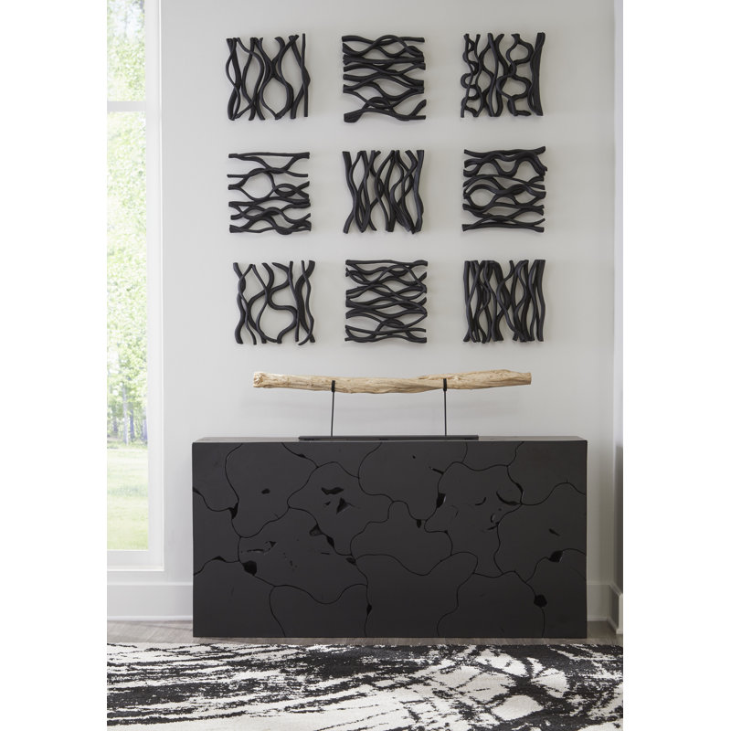 Slice 60" Solid Wood Console Table