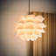 27cm H Plastic Novelty Pendant Shade ( Clip On ) in White