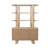 Moncure 70"H x 47"W Acacia Wood Bookcase