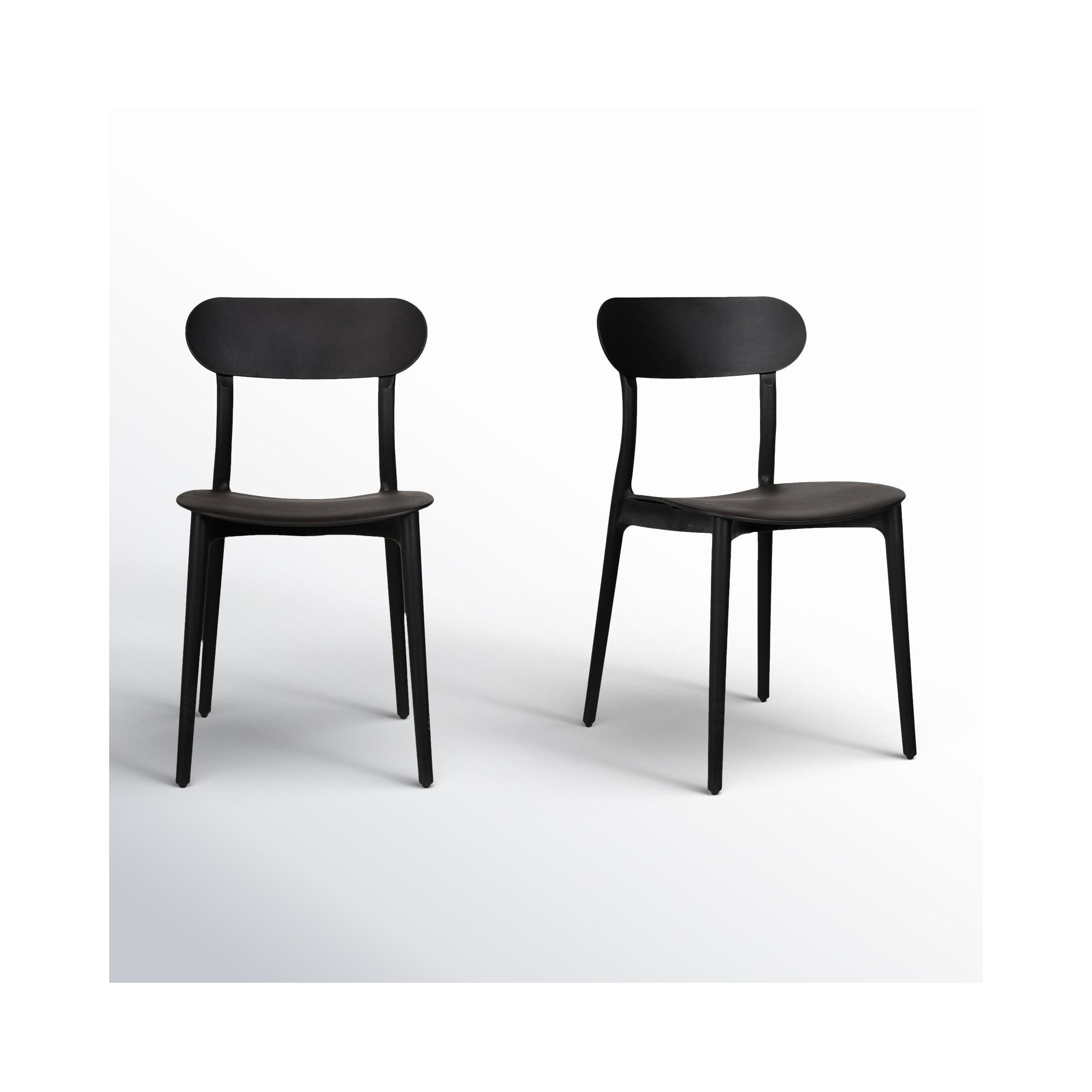 Kent Outdoor Dining Chair, Black