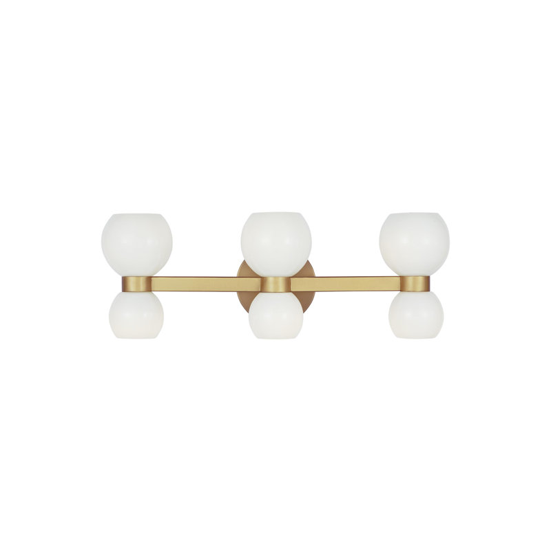 Londyn 6 - Light Vanity Light, Burnished Brass