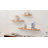Glennon 3-Piece Solid Wood Floating Shelves-222149995
