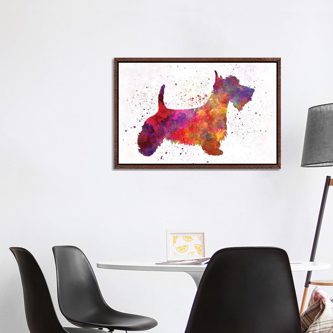 Scottish Terrier in Aquarell