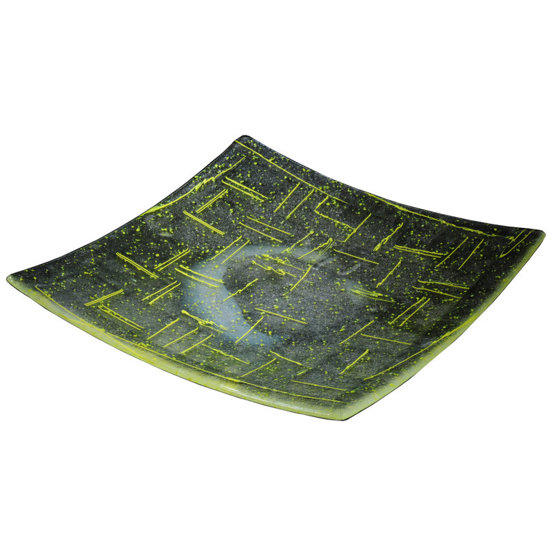 Metro Fusion Handmade Glass Dinner Plate