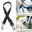 2 pièces de laisse de ceinture de sécurité pour chien - Harnais de sécurité réglable pour petits / moyens / grands animaux