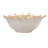 Stoneware Sunburst Artisan Bowl with Reactive Glaze