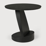 Oblic Solid Wood End Table