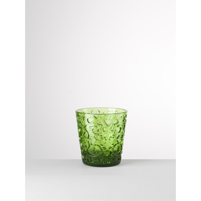 Siviglia 12 oz. Verre à boire en acrylique, Vert