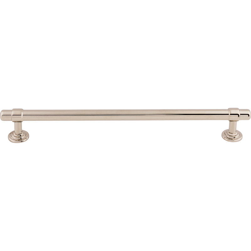 Ellis Bar Pull, Polished Nickel, 8 13/16" Center to Center