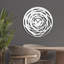 Grande horloge murale abstraite spirale murale en métal Vortex-98917009-98917010